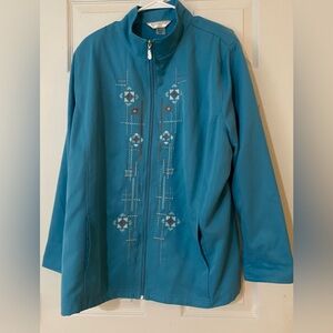 Allison Daley II Zip Up Jacket 
Size 22W